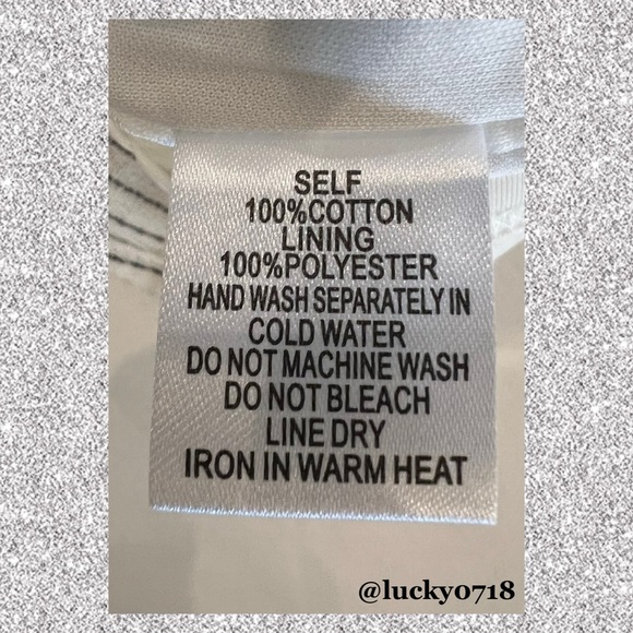 Cotton Candy LA NWT Laura Black and White Striped Ruffle Wrap Mini Dress Sz S - Picture 11 of 11